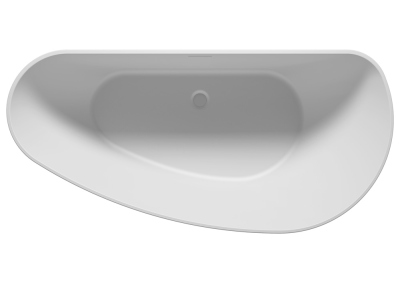 GRANADA 170x70 Ванна мраморная ассиметричная RIHO Чехия