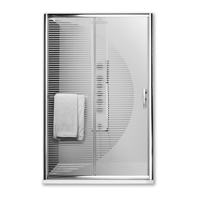 526-1200000-00-17 Душевая дверь PROXIMA PXD2N Design Plus 1200*2000 brillant/pattern/6mm