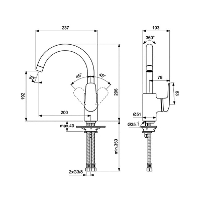 Смеситель_B1727AA_T