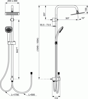 Смеситель A5862AA_T