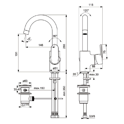 Смеситель_B0410AA_T