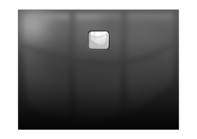 Поддон акриловый RIHO Basel 430 100X100X4,5 черный глянцевый (сифон HC2730L-HF в комплекте) Чехия