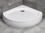4T99155-03N Акриловый душевой поддон Patmos B900 900*900*155 белый