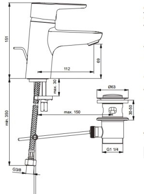 Смеситель B9914AA_T