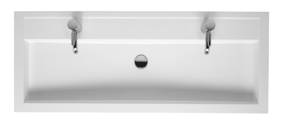 Раковина RIHO BOLOGNA 140*48*8 cm, 2 отверстия под смеситель