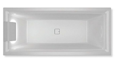 STILL SQUARE LED 170x75, L Ванна акриловая прямоугольная RIHO Чехия (вкл. сифон, подголовник)