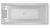 STILL SQUARE LED 170x75, L Ванна акриловая прямоугольная RIHO Чехия (вкл. сифон, подголовник)