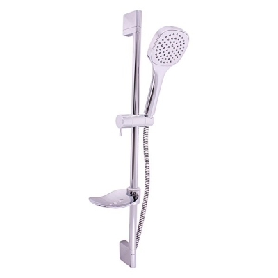 SK0010 Душевой комплект, лейка 1 режим, шланг 1,5м. RavSlezak, хром