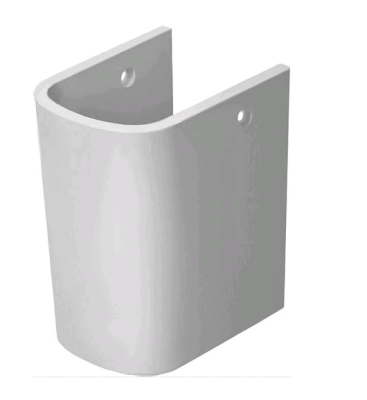 0858310000 DURASTYLE Полупьедестал для мини-раковины 070845 белый