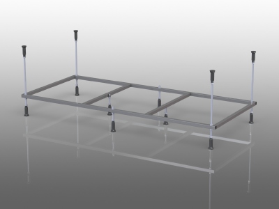 Каркас металлический SAVONA 190х130 см (шпильки:4-бол,4-мал),Россия