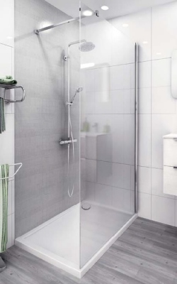 4000684 Душевое ограждение WALK PRO/900 walk in 900*2000 brillant/transparent/6mm