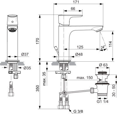 Смеситель_A7012AA_T