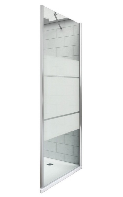 725-900000P-01-20 Боковая стенка TOWER TBP/900 900*2008 silver/intimglass/6mm